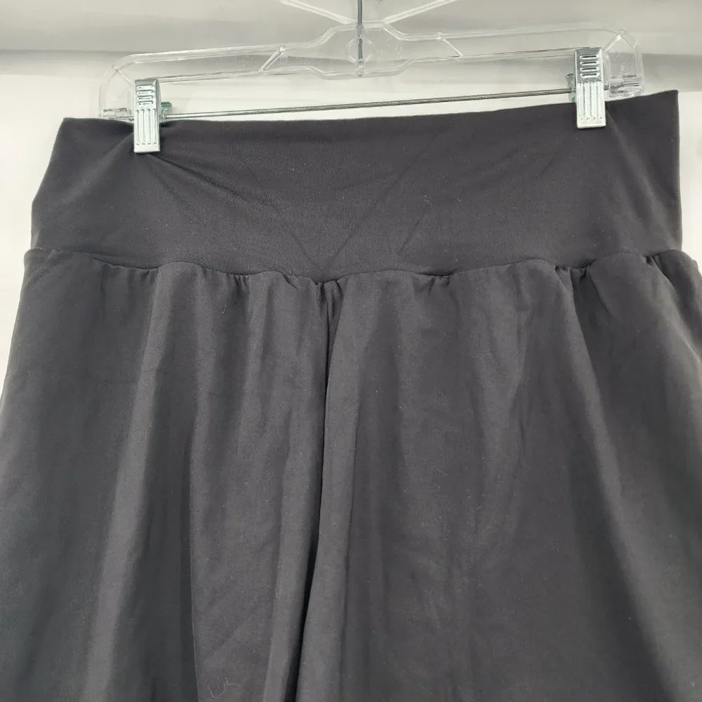 HALARA High Waist 2 In 1 Yoga Shorts Long Black Size Large & Extra Large NWT - Picture 7 of 9